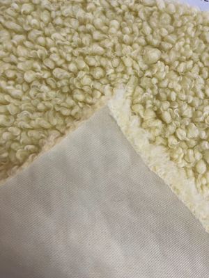 Tessuti di velluto a 100% di poliestere Teddy fleece per abbigliamento tessuti per la casa cuscini e giocattoli
