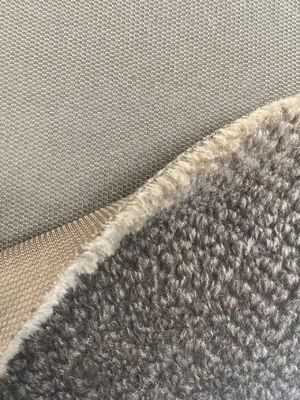 Tessuto artificiale morbido di pelliccia finta Sherpa Teddy con materiale anteriore 100% poliestere