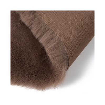 Soft Comfortable Luxury Long Pile Fake Rabbit Fake Fur Mink Shag Tessuto per cappuccio Sciarpa