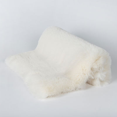 Soft Comfortable Luxury Long Pile Fake Rabbit Fake Fur Mink Shag Tessuto per cappuccio Sciarpa
