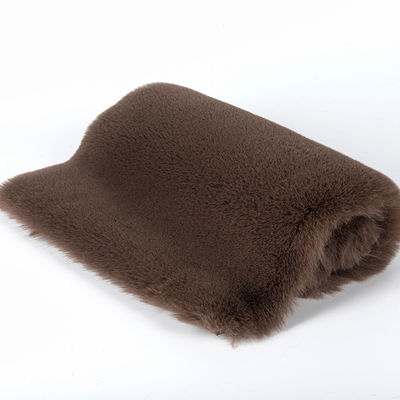 Soft Comfortable Luxury Long Pile Fake Rabbit Fake Fur Mink Shag Tessuto per cappuccio Sciarpa