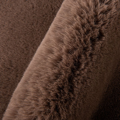 Soft Comfortable Luxury Long Pile Fake Rabbit Fake Fur Mink Shag Tessuto per cappuccio Sciarpa