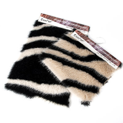 58/60" larghezza Jacquard tessuto artificiale di pelliccia falsa per cappotto 100% acrilico materiale anteriore