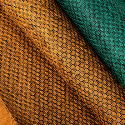 Tessuto di pelliccia artificiale a base di jacquard personalizzabile con materiale di schiena in poliestere al 100%