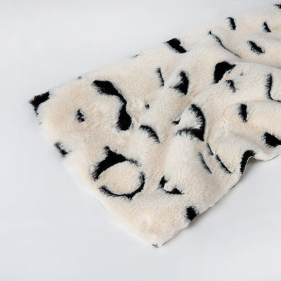 Supersoft Faux Rabbit Mink Fur Short Hair Windproof Rabbit Fur Fabric con Soft Hand Feeling