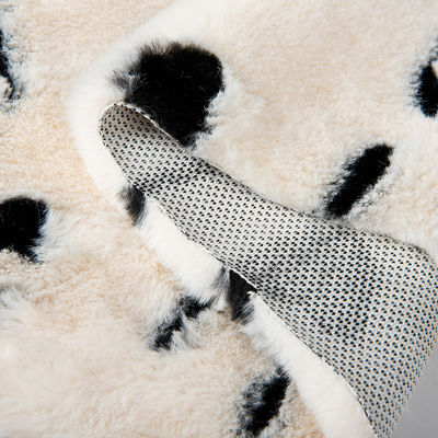 Supersoft Faux Rabbit Mink Fur Short Hair Windproof Rabbit Fur Fabric con Soft Hand Feeling
