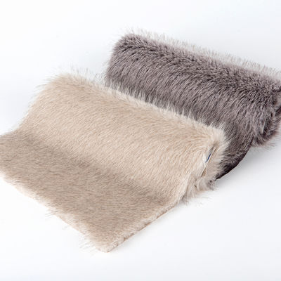 70-80 mm Lunghezza di pila Capelli acrilici Tippy Tintura Tessuti di pelliccia sintetica per cappotto invernale