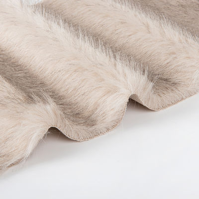 70-80 mm Lunghezza di pila Capelli acrilici Tippy Tintura Tessuti di pelliccia sintetica per cappotto invernale