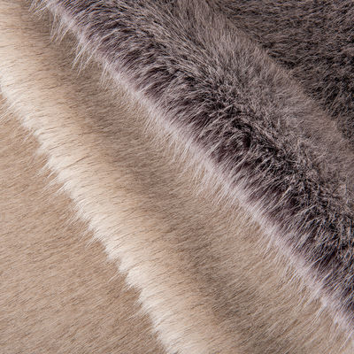 70-80 mm Lunghezza di pila Capelli acrilici Tippy Tintura Tessuti di pelliccia sintetica per cappotto invernale
